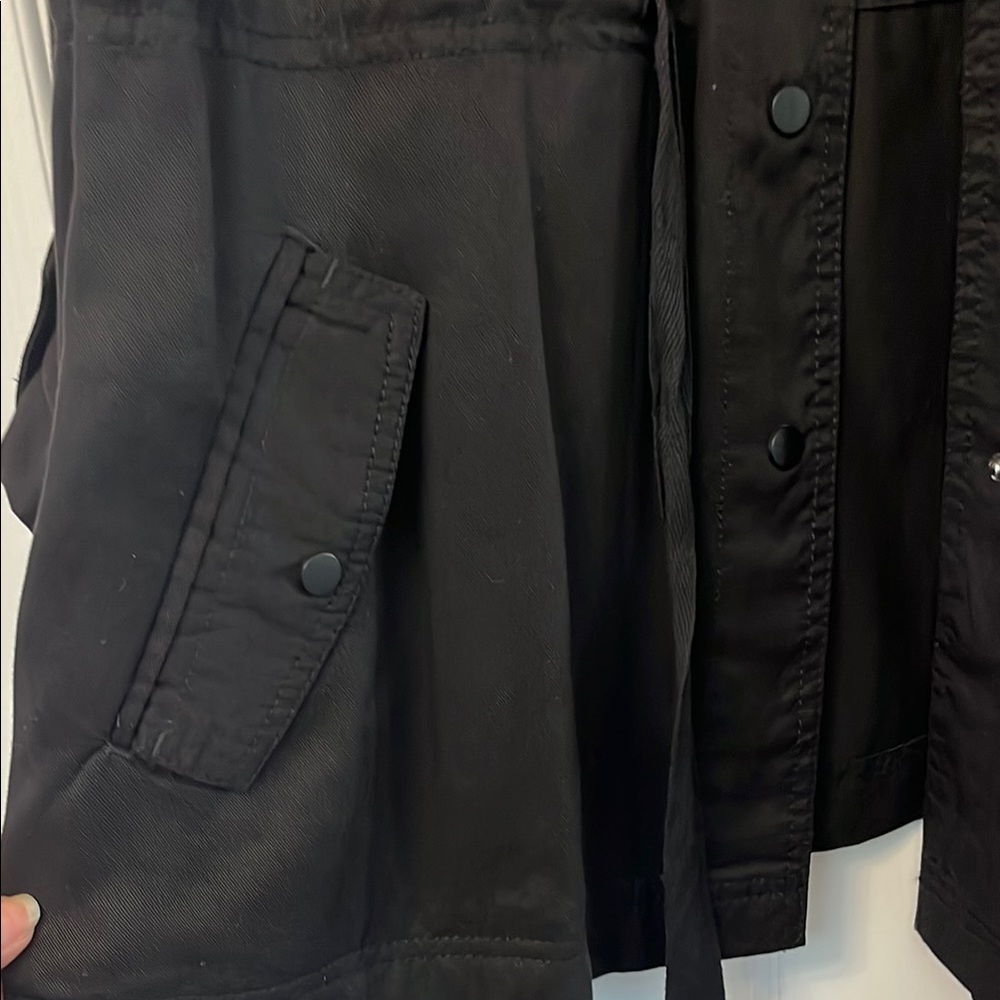 Workshop Black Tencel Utility Jacket - image 5